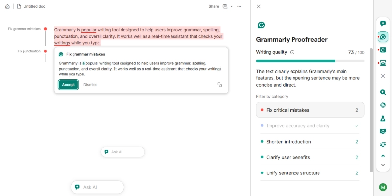 Grammarly Ai Writing Tool
Grammarly Vs Quillbot