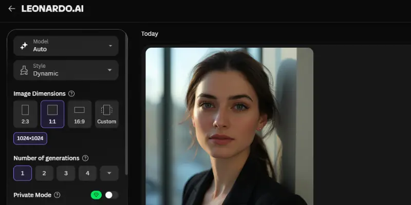Leonardo Ai Character Portrait Test