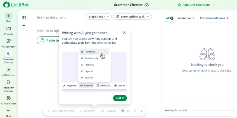 Quillbot Ai Paraphrasing Tool
Grammarly Vs Quillbot